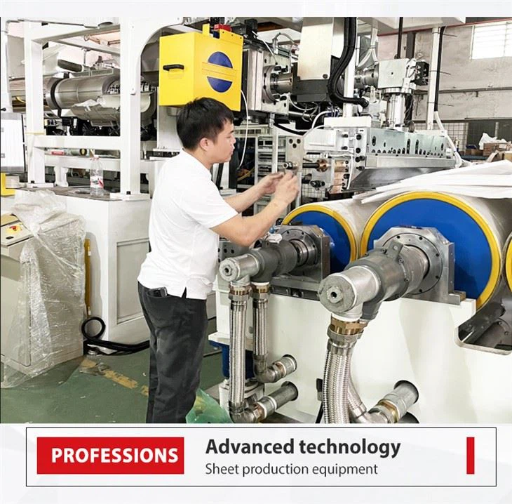 PLA Biodegradable Sheet Extruder PET PP PS Plastic Extruder Machine