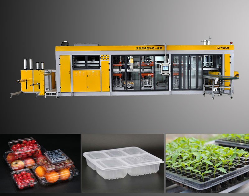 Plastic sheet forming machines